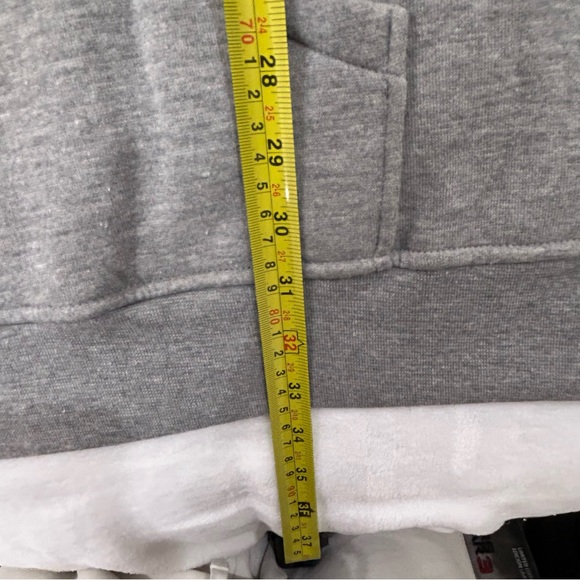 Oakland Athletics A’s MLB Majestic Big & Tall Full Zip Gray Sweatshirt Men’s - Picture 8 of 13